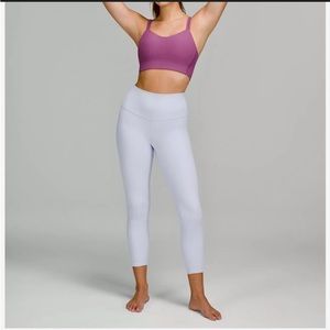LuluLemon Align HR Pant 25” inseam sz 8 Pastel Blue